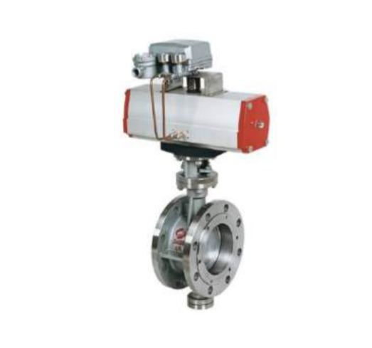 API Double Eccentric Pneumatic Flange-Connected Butterfly Valve